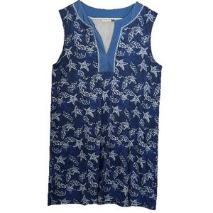 Cabana Life Sleeveless Starfish Tunic Dress XL UPF 50+ Beach to Street Resort XL